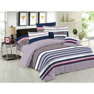 Σεντόνια Σετ Υπέρδιπλα Με Λάστιχο 160x200+33 Le Blanc Premium Nevada Mauve