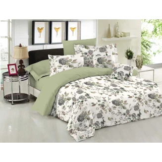 Σεντόνια Σετ Μονά Με Λάστιχο 100x200+33 Le Blanc Premium Rose Olive