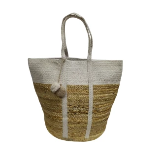 Τσάντα Θαλάσσης Κόμβος 40x50 Natural - Off White Design 10