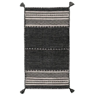 Χαλί Βαμβακερό 160x220 Kouliscarpets Mykonos Grey