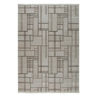 Σετ Κρεβατοκάμαρας 3 Τεμ. 200x290 Kouliscarpets Natural LZ 486 Cream-Brown