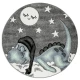 Παιδικό Χαλί Kids 9358a Blue Ροτόντα 1.33  KoulisCarpets