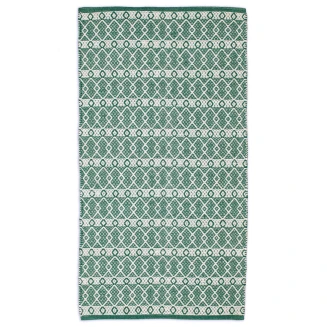 Πατάκι Βαμβακερό 070x200 Kouliscarpets Santorini Mint