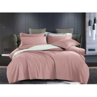 Lucktora Σεντόνι Σετ Υπέρδιπλο Με Λάστιχο 180x200+30 Ροζ