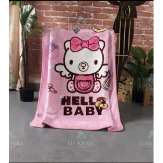 Κουβέρτα Παιδική Κούνιας 100x130 Lucktora -4