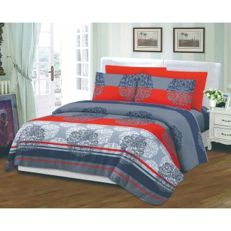 CDSJT-#1926 Παπλωματοθήκη Μονή Σετ 4 Τεμαχίων 160x220 Lucktora