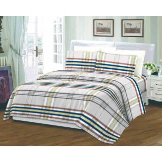 CDSJT-#1874 Παπλωματοθήκη Μονή Σετ 4 Τεμαχίων 160x220 Lucktora