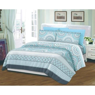 CDSJT-#2133 Παπλωματοθήκη Μονή Σετ 4 Τεμαχίων 160x220 Lucktora