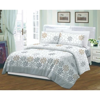 CDSJT-#1395 Παπλωματοθήκη Μονή Σετ 4 Τεμαχίων 160x220 Lucktora