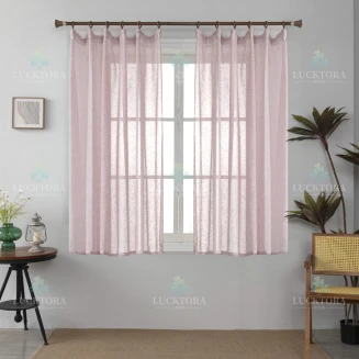 Κουρτίνα Με Τρέσσα  200x150cm Lucktora K6023-7 Ροζ