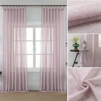 Κουρτίνα Με Τρέσσα  270x290cm Lucktora 6023-47 Ροζ