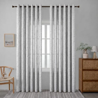 Κουρτίνα Με Τρέσσα 270x280 Lucktora 6093-11 Γκρί