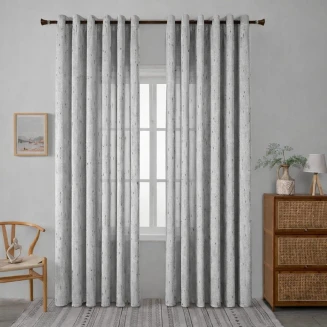 Κουρτίνα Με Τρέσσα 270x280 Lucktora 6093-18 Γκρί Σκούρο