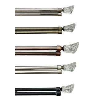 Κουρτινόξυλο Φ19Mm Δυπλό 160-310Cm - Sjsb Χρυσο Πτυσσόμενο Lucktora