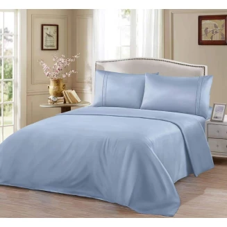 Παπλωματοθήκη Σετ Μονόχρωμη - Σιελ Μονό-160x220CM Lucktora