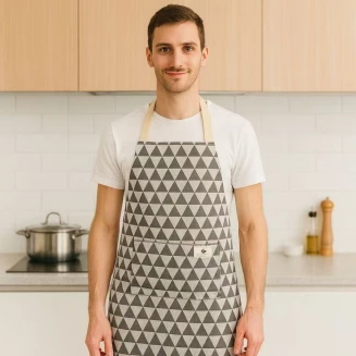 Lucktora Ποδιά Κουζίνας SJMM Γκρί