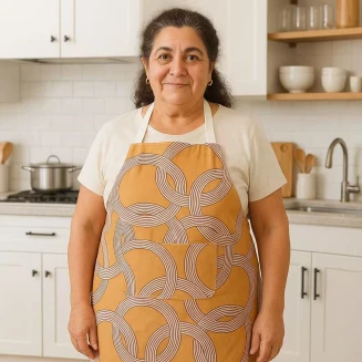 Lucktora Ποδιά Κουζίνας YHZS Πορτοκαλί