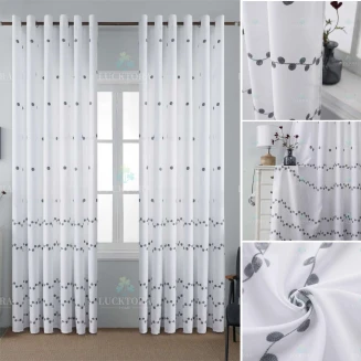 Κουρτίνα Με Κρίκους 270X270cm Lucktora A6014-3 Σκουρο Γκρι