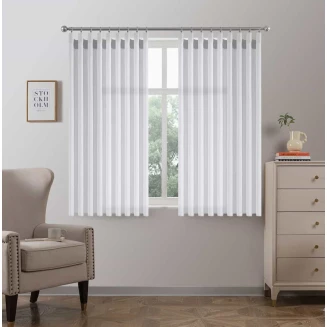 Κουρτίνα Με Τρέσσα 200x150CΜ Lucktora K6030 1 Λευκό