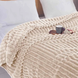 Κουβέρτα Fleece-Ριγέ -7 220X240CM Lucktora