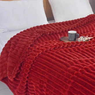 Κουβέρτα Fleece-Ριγέ -4 220X240CM Lucktora