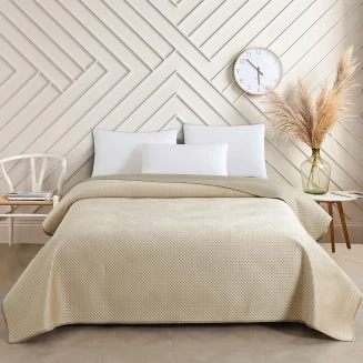 Κουβερλι King Size Omnia Greige (260Χ240) Melinen