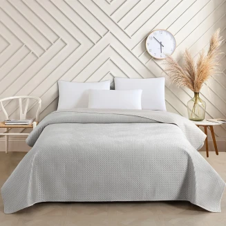 Κουβερλι King Size Omnia Grey (260Χ240) Melinen