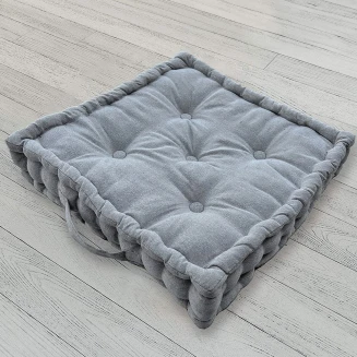 Μαξιλάρι Δαπέδου 45x45x10 Melinen Hart Light Grey