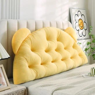 Μαξιλαρι Για Κεφαλαρι Κρεβατιου Bear Lemon (90Χ55) Melinen