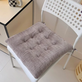 Μαξιλάρι Καρέκλας 40x40 Melinen Fur Mocca