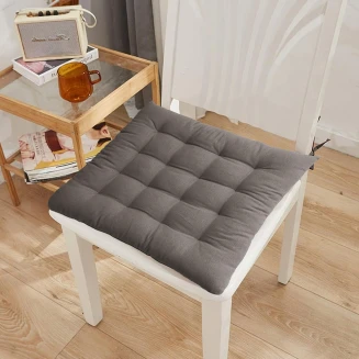 Μαξιλάρι Καρέκλας Τετράγωνο 40x40 Melinen Mad Brown-Grey