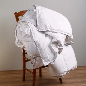 Πάπλωμα Υπέρδιπλο 220x240 Melinen Σατέν Ριγέ 4 Εποχών (2 Σε 1)