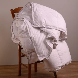 Πάπλωμα King Size 260x240 Melinen Σατέν Ριγέ 4 Εποχών 2 Σε 1