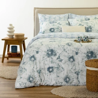 Πάπλωμα King Size 240x260 Melinen Casual Line Lesslie Blue