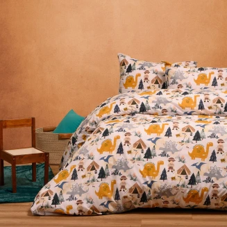 Παπλωματοθήκη Μονή 165x245 Melinen Kids Line Explorer Blue