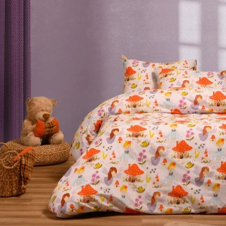 Παπλωματοθήκη Μονή 165x245 Melinen Kids Line Magic Peach