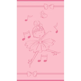 Πετσέτα Θαλάσσης Παιδική 70x120 Melinen Dancing Pink