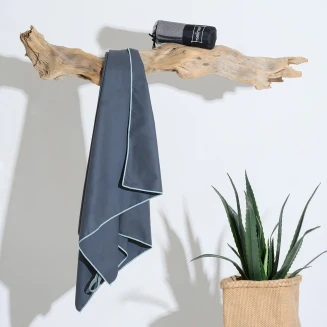 Πετσετα Microfiber Γυμναστηρίου Anthracite (50Χ90) Melinen