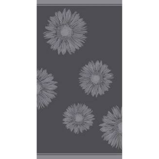 Πετσέτα Θαλάσσης 86x160 Melinen Flower Dark Grey