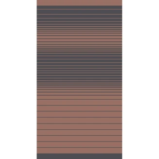 Πετσέτα Θαλάσσης 86x160 Melinen Stripes Brown