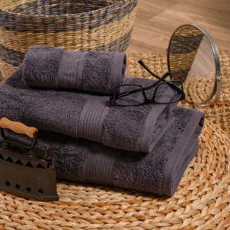 Πετσέτες Σετ 3 Τεμ. Melinen Kenzo Anthracite