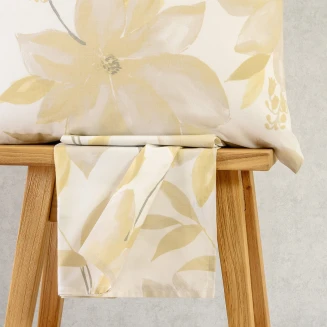 Σεντόνι Σετ 2 Τεμ. Μονό Με Λάστιχο 100x200+32 Melinen Casual Line Mini Giulia Ochre