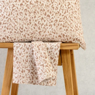 Σεντόνι Σετ 2 Τεμ. Μονό Με Λάστιχο 100x200+32 Melinen Casual Line Mini Leo Mocca