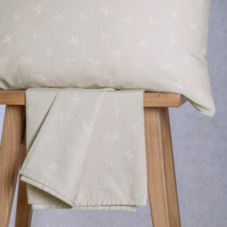 Σεντονι (Σετ 2 Τεμ.) 120Χ200+32 Spring Beige Ultra Line Mini Melinen