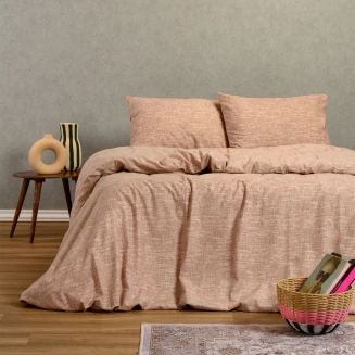 Σεντόνι Σετ 3 Τεμ. Φανέλα King Size Με Λάστιχο 180x200+30 Melinen Winter Line Mini Farrel Apple