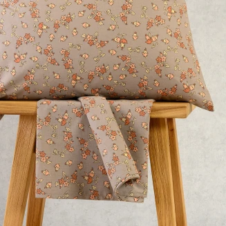 Σεντόνι Σετ 3 Τεμ. King Size Με Λάστιχο 180x200+32 Melinen Casual Line Mini Cesare Apricot