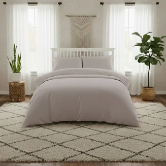 Σεντονι Υπερδιπλο Με Λάστιxο 160X200 Lavish Satin Ecru Melinen