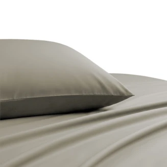 Σετ Μαξιλαροθηκες 53X72 Lavish Satin Olive/Grey Melinen