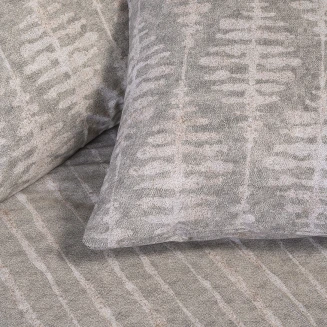 Σετ Μαξιλαροθηκες Πανωσέντονου Kai Grey Casual Line (50X70) Melinen