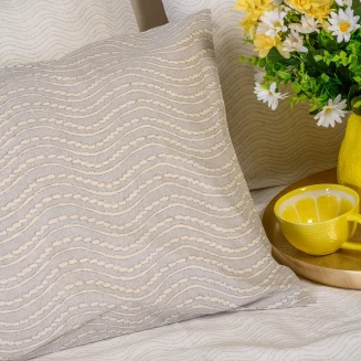 Σετ Μαξιλαροθηκες Πανωσέντονου Maverick Light Grey Ultra Line (50X70) Melinen